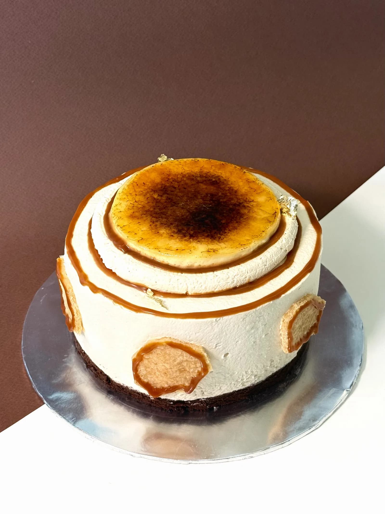 Matcha Earl Grey Petit Gateau — paired with Rikyu