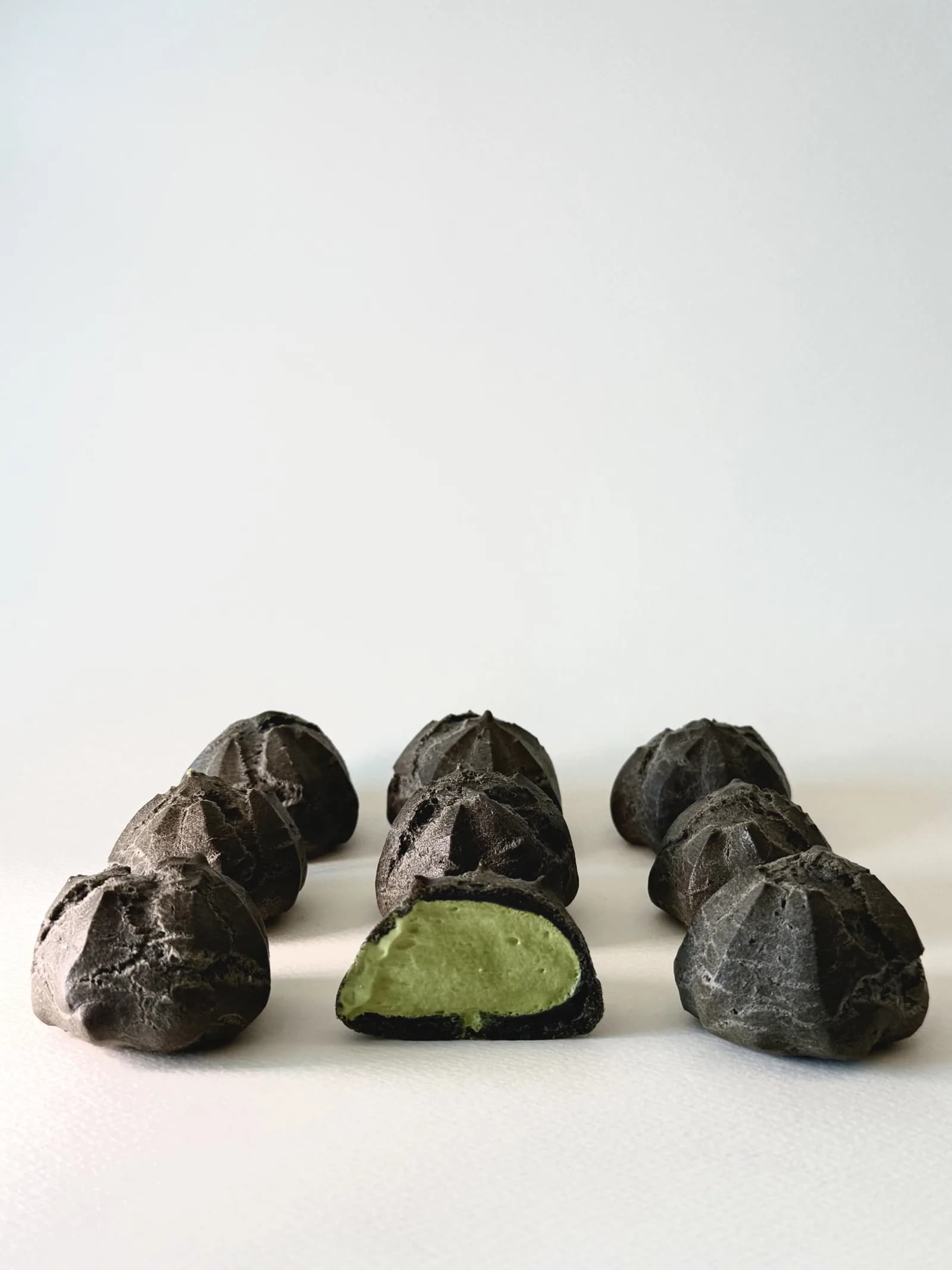 Yame Eclair · Matcha — paired with Wakaba