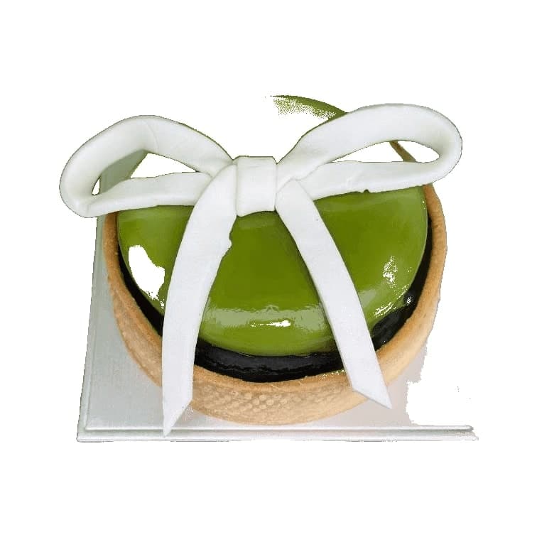 Matcha Goma Tart — paired with Hikari