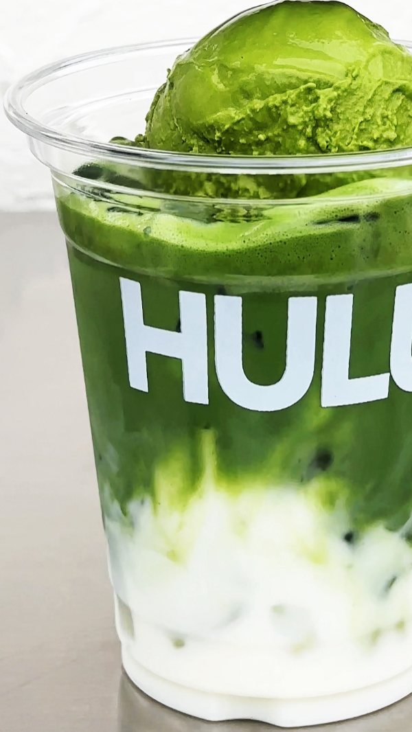 Original matcha latte — full sensory experience, from @hulublavk